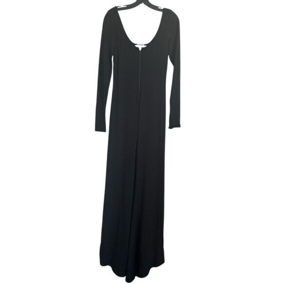 Alice + Olivia Kalena Scoop-Neck Long-Sleeve Cutout Maxi Dress - Picture 4 of 7